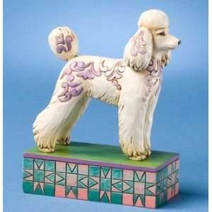   Jim Shore Genevieve Poodle Puppy Dog Figurine 