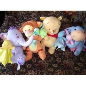   Plush Pooh, Tigger, Eeyore, Heffalump  Toys & Games  