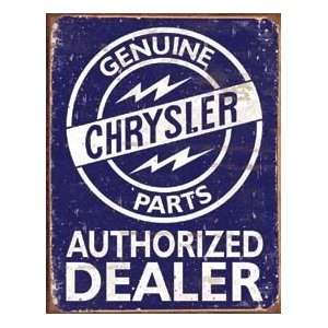Chrysler Parts Tin Sign
