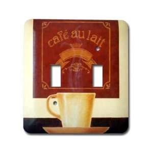  Café Au Lait Switch Plate / 2 Toggle