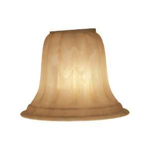  2648 Etched Marble with Toned Edges Glass Shade