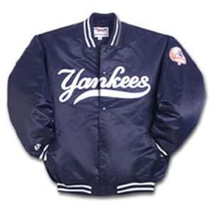  New York Yankees NY Authentic MLB Satin Jacket X Large 
