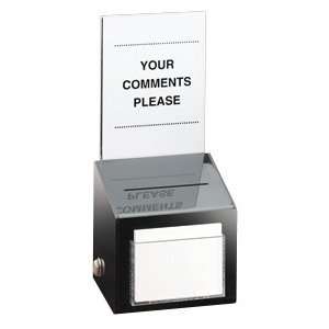  Suggestion Box with Card Holders 7 X 7 X 16 Office 