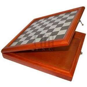  15 5/8 Inch Chess Board & Storage Box Toys & Games