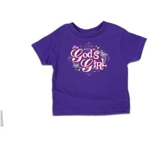  Gods Girl   Toddler & Youth Christian T Shirt