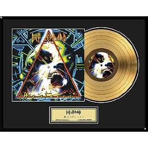  Def Leppard   Hysteria 24 KaRat Gold Record Limited 
