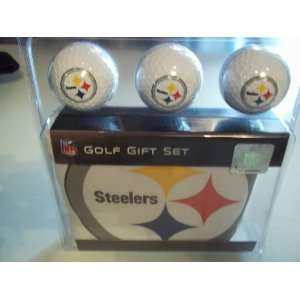    Pittsburgh Steelers Golf Gift Set With 3 Balls 
