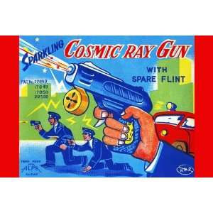  Cosmic Ray Gun 1950 12 x 18 Poster