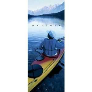  Explore Kayak Poster Print
