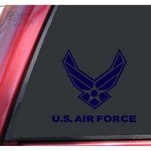  U.S. Air Force Vinyl Decal Sticker   Dark Blue Automotive