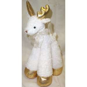  Funny Feet Gold Reindeer 12 #5222 Toys & Games