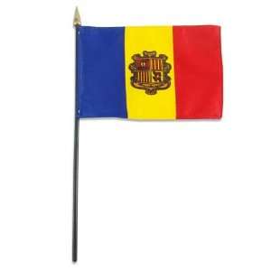  Andorra flag 4 x 6 inch Patio, Lawn & Garden
