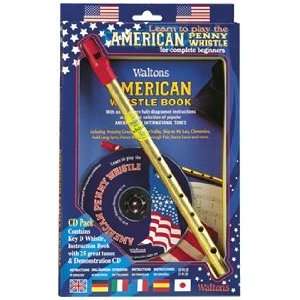  Waltons Tin Whistle with American Music Book & CD 