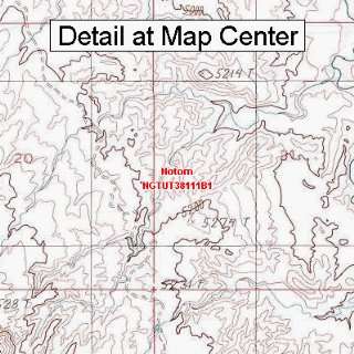   Quadrangle Map   Notom, Utah (Folded/Waterproof)