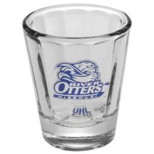  Missouri River Otters Logo Shot Glass