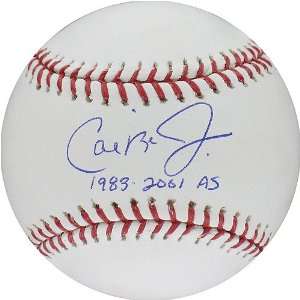  Cal Ripken Jr. MLB Baseball w/ AS 83 01 Insc. Sports 