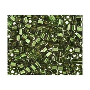  TOHO Olivine (with Silver Lining) Cube 3mm Seed Bead Seed 