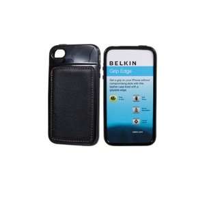  AT&T Belkin Grip Edge Shield Cover for iPhone 4, Black 
