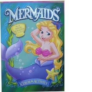  Disney Princess Coloring & Activity Book Mermaids Toys 