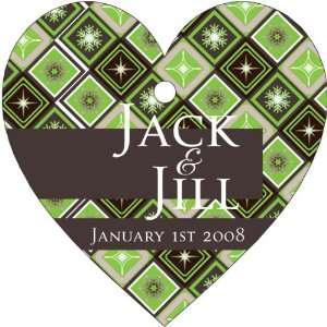  Wedding Favors Plum Holiday Wrapping Paper Design Heart 