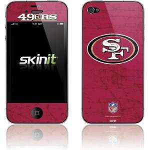  Skinit San Francisco 49ers Distressed Vinyl Skin for Apple 
