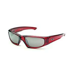  Smith Hudson Sunglasses   Blood Red   Platinum Mirror 