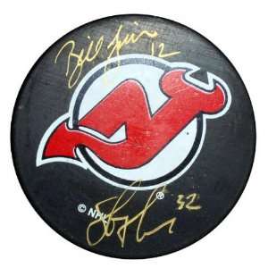   and Bill Guerin New Jersey Devils Autographed Puck
