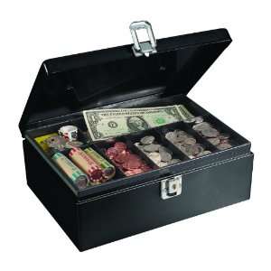  MMF Industries Steel Cash Box with Security Cable 