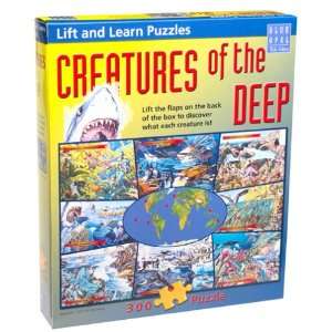   Lift and Learn Puzzle   Creatures of the Deep 300 Pcs Toys & Games