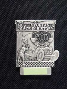 2011 Indianapolis Indy 500 Silver Pit Garage Badge Pass  