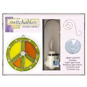   SW127K   Peace Sign   Stained Glass Night Light Kit 