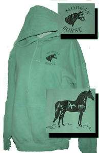 Morgan Horse color changing HOODIE many colors  