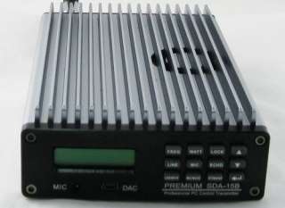 NEW Arrival 15w PREMIUM SDA15B PC Control FM Transmitter broadcast 