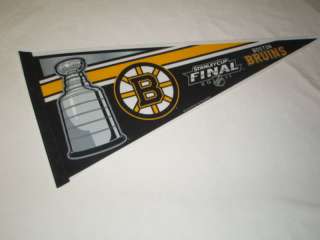 Boston Bruins 2011 Stanley Cup Finals Pennant FREESHIP  