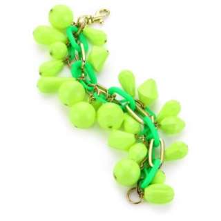 nOir Tropicalia Neon Bead & Chain Bracelet   designer shoes 