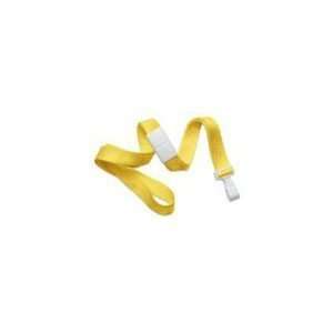   Break Away Lanyard with Wide Plastic Hook Yellow