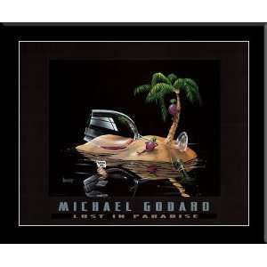  Michael Godard, Lost in Paradise FRAMED ART 28x34 