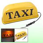 Yellow Light Magnetic Base Taxi Cab Roof Sign Light Lamp 12V