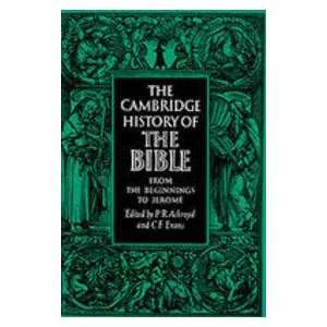  The Cambridge History of the Bible Volume 1, from the 