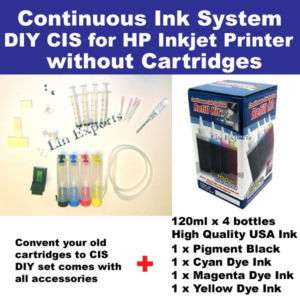 DIY Kit for CIS system Lexmark 16 26 17 27 + Dye Ink  