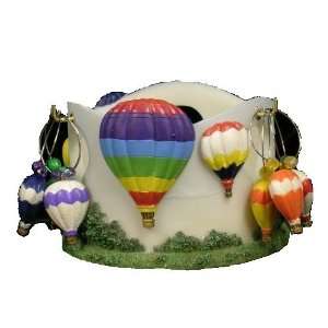 Hot Air Balloon Wine Holder with Charms 