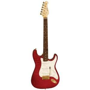  Arbor Electric Guitar, AS300 Transparent Red Musical 