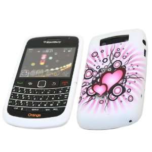 OF LOVE WHITE BLACK PINK HEARTS Super Hydro Gel TPU Protective Armour 