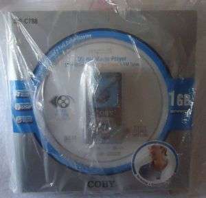 Coby MPC788 (1 GB) WMA Digital Media Player NEW Sealed 716829987889 