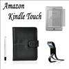   Leather Case Reading Light Stylus LCD Film For  Kindle Touch