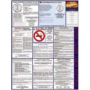    Rhode Island State Labor Law Poster Laminated