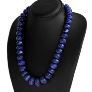 BEAUTIFUL FASHION EVER 788.00 CTS NATURAL FACETED BLUE SAPPHIRE BEADS 