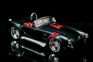 1965 Shelby Cobra Maisto CUSTOM SHOP Diecast 124 Scale   Dk Metalic 