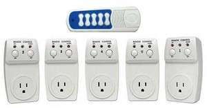 Wireless Remote Control AC Electrical Power Outlet Plug Switch 