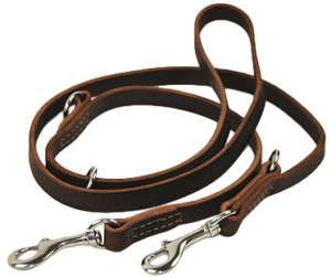 Dynamite Universal Leather Dog Leash Collar Coupler  